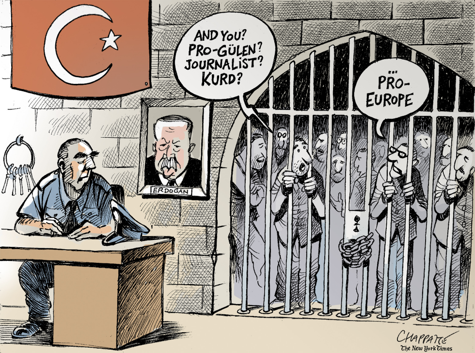  ERDOGAN AND EUROPE by Patrick Chappatte