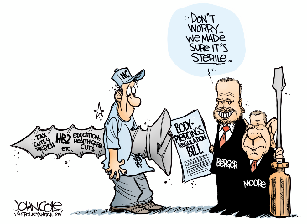 LOCAL NC Body piercing legislation