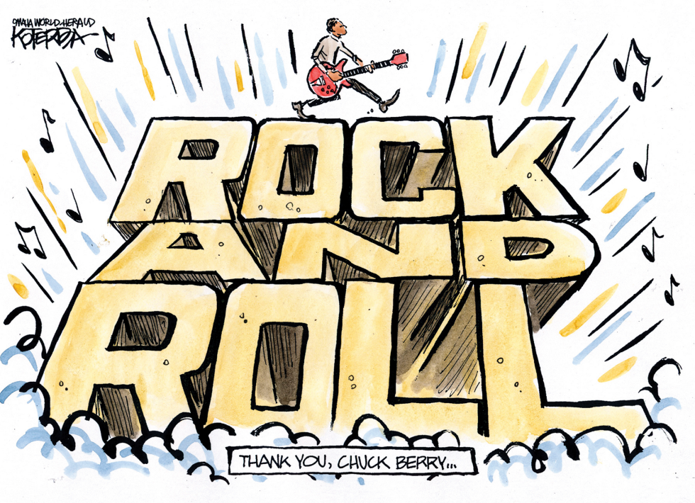  KING OF ROCK AND ROLL by Jeff Koterba