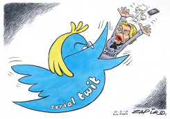 SERIAL TWIT by Zapiro