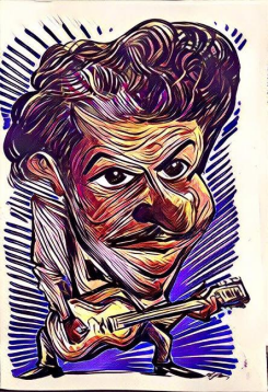 CHUCK BERRY by Oguz Gurel