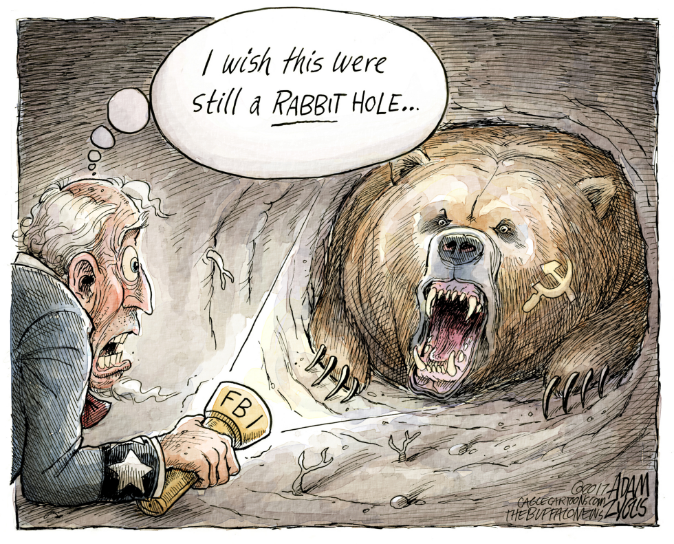 Trump rabbit hole COLOR
