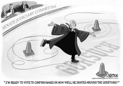 JUDGE GORSUCH SKATES AROUND QUESTIONS by R.J. Matson