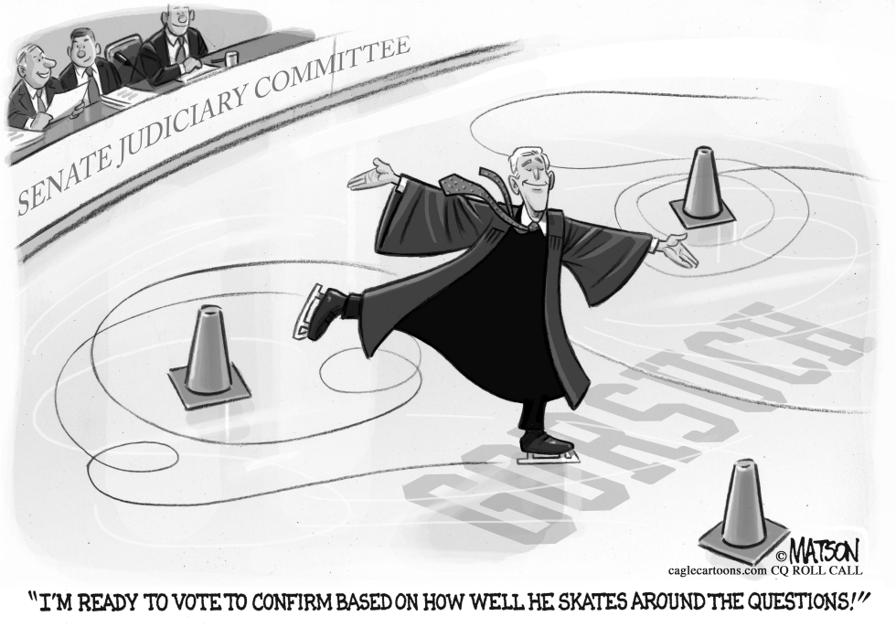  JUDGE GORSUCH SKATES AROUND QUESTIONS by RJ Matson