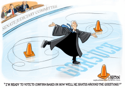 JUDGE GORSUCH SKATES AROUND QUESTIONS by R.J. Matson