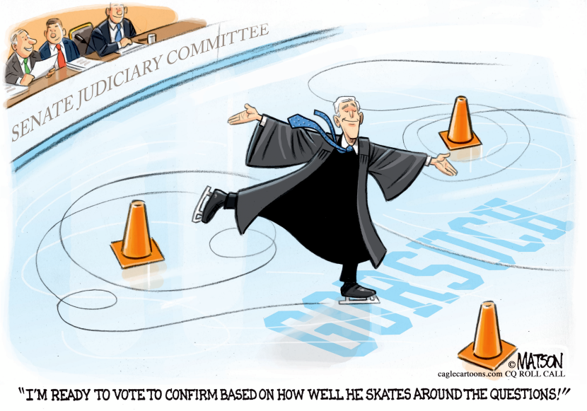 Judge Gorsuch Skates Around Questions-COLOR