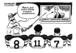 GORSUCH CONFIRMATION HEARINGS by Jimmy Margulies
