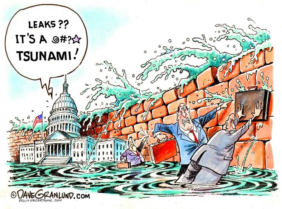  GOVERNMENT LEAKS by Dave Granlund