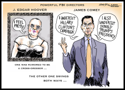J EDGAR HOOVERJAMES COMEY by J.D. Crowe