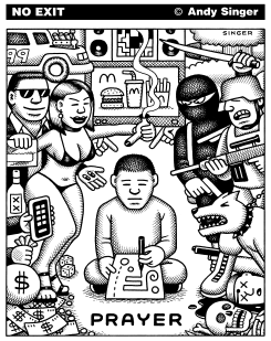 PRAYER by Andy Singer