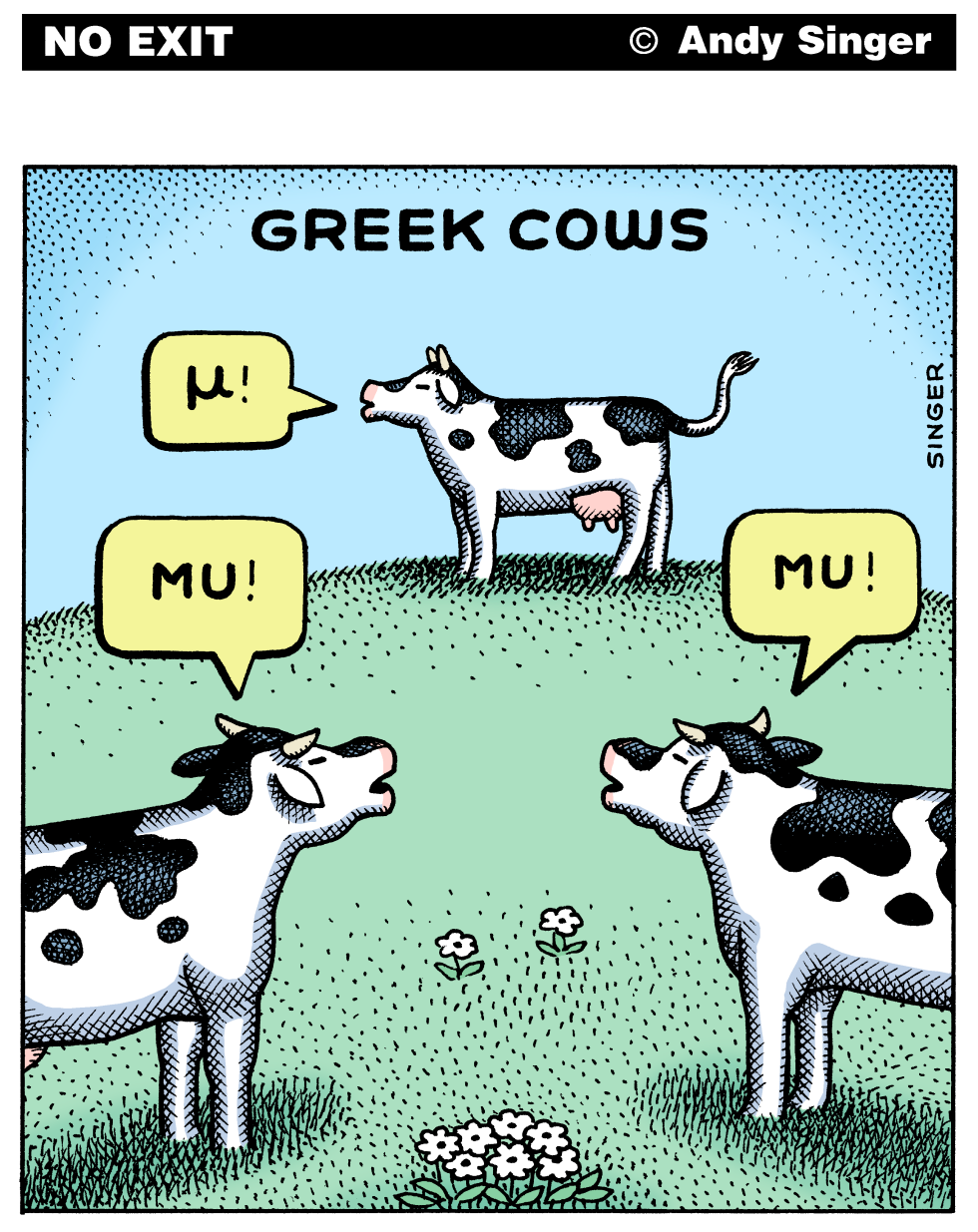 Greek Cows color version