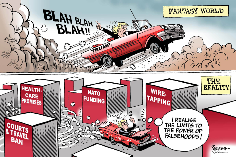 Trump’s lies and reality
