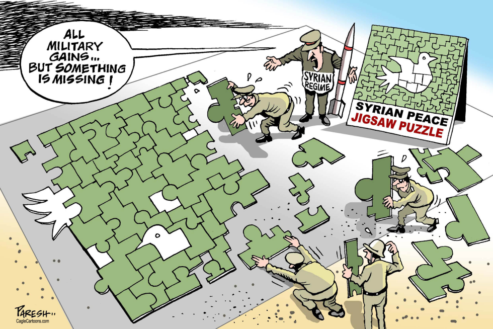  SYRIAN PEACE PUZZLE by Paresh Nath