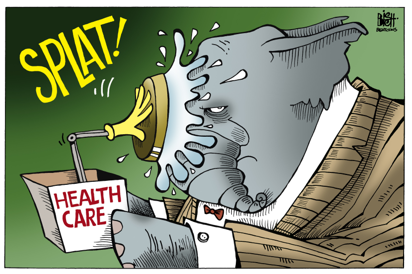 HEALTH CARE REFORM FLOP, COLOR