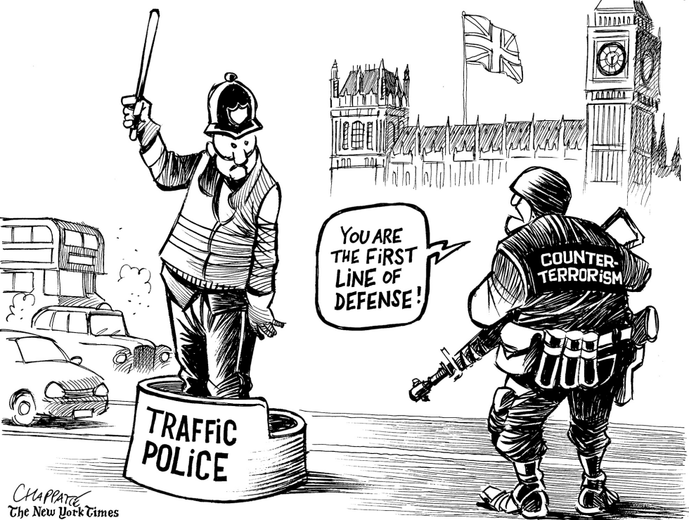 After the car attack in London