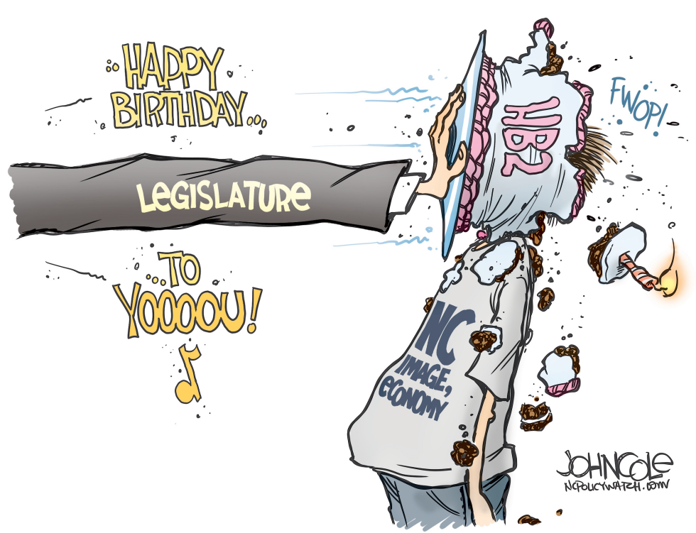  LOCAL NC HAPPY BIRTHDAY HB2 by John Cole