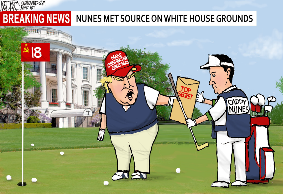 Nunes on White House grounds