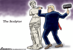 TRUMP THE SCULPTOR by Steve Greenberg