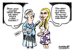 IVANKA TRUMP WHITE HOUSE JOB  by Jimmy Margulies