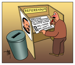 TURKISH REFERENDUM by Arend Van Dam