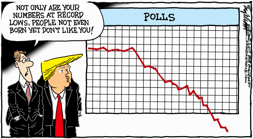  TRUMP POLLS by Bob Englehart