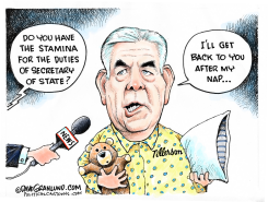 TILLERSON STAMINA  by Dave Granlund