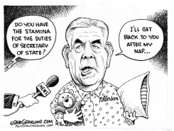 TILLERSON STAMINA by Dave Granlund