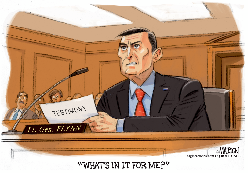 Lt General Flynn Seeks Immunity Deal-COLOR