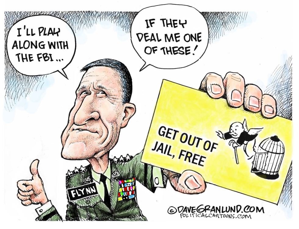  FLYNN AND IMMUNITY by Dave Granlund