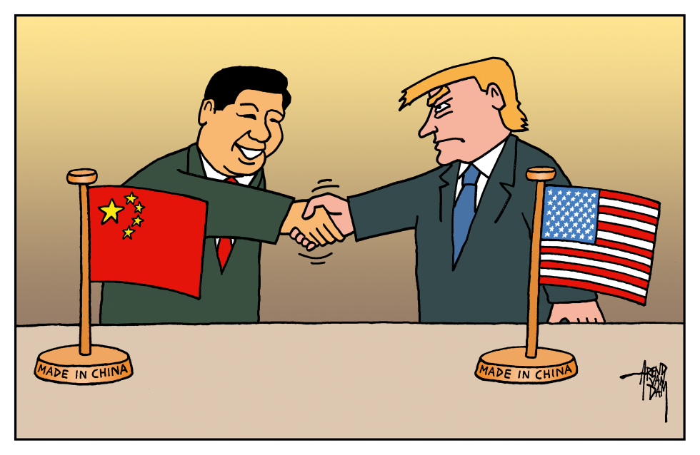 Trump and Xi Jinping
