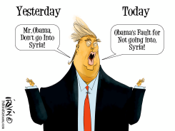 TRUMPS SYRIA PROBLEM by Trevor Irvin