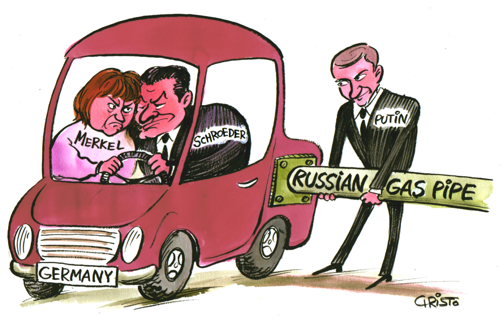 German-Russian gas pipeline deal - COLOR