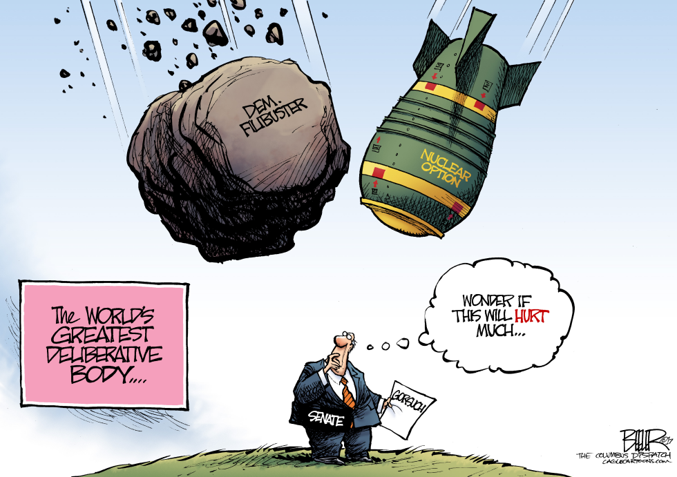  NUCLEAR OPTION by Nate Beeler