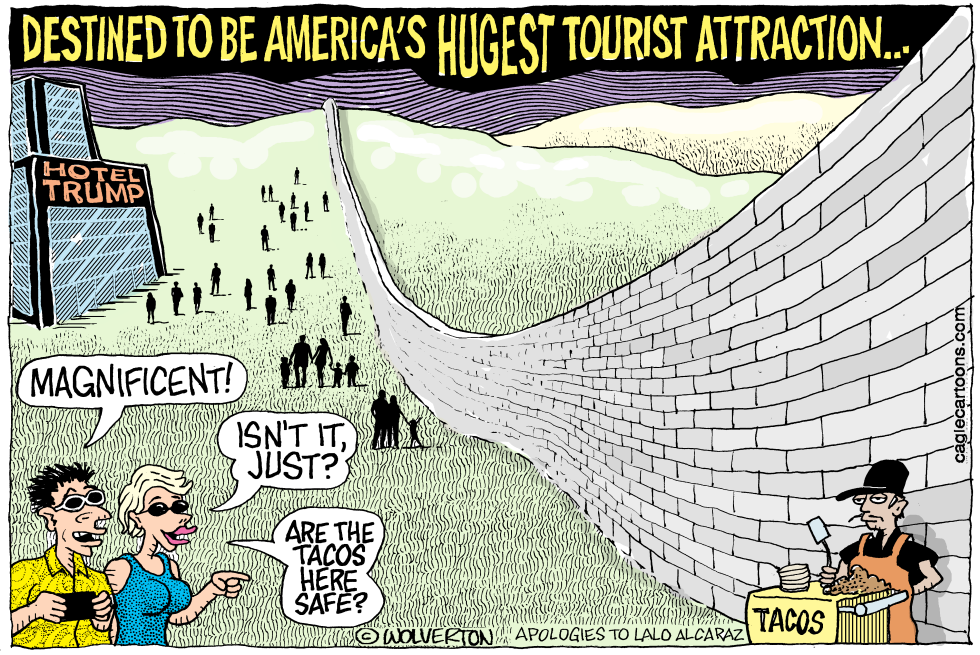  THE WALL AND TOURISM by Wolverton