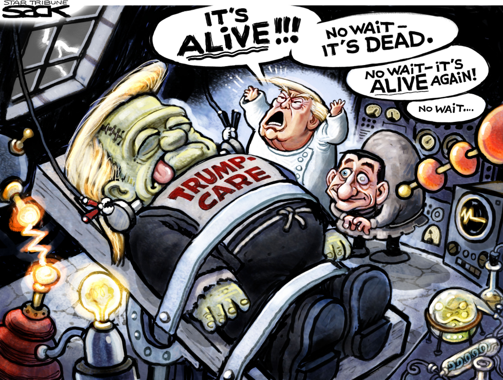  TRUMPCARE ALIVE by Steve Sack