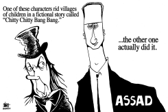 ASSAD OF SYRIA, B/W by Randy Bish