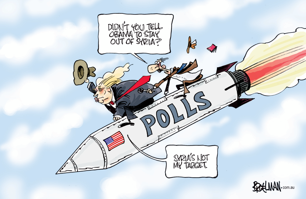 Trump bombs Syria