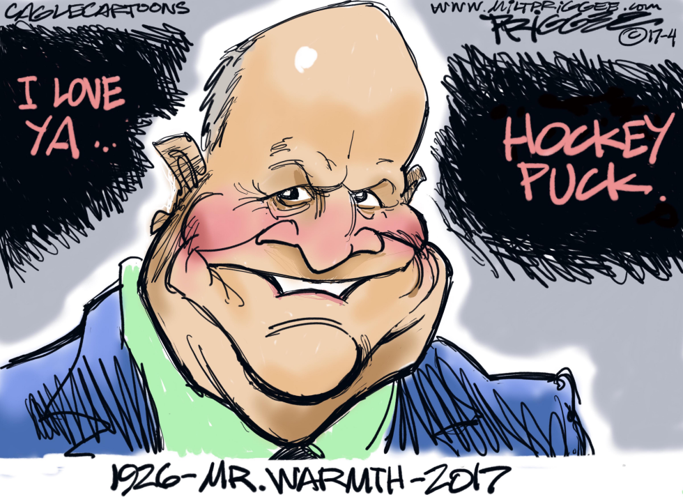  DON RICKLES -RIP by Milt Priggee