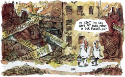 TAX CUTS COLOUR by Chris Slane