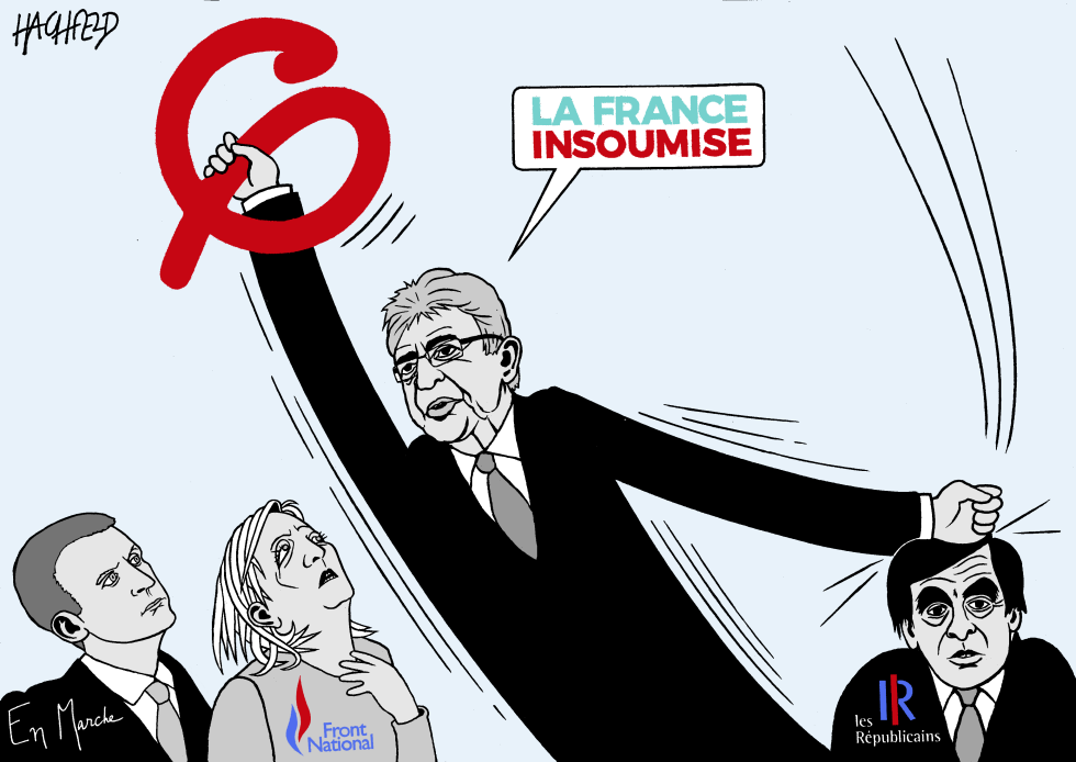 Mélenchon makes up