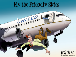 UNITED KICKS OFF PASSENGER by Trevor Irvin