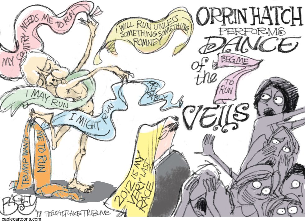  ORRIN HATCH UNVEILED by Pat Bagley