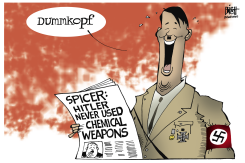 SPICER'S HITLER REMARKS,  by Randy Bish