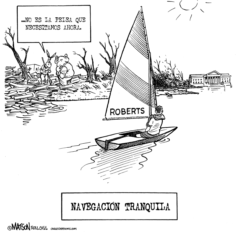 Navegacion tranquila para John Roberts