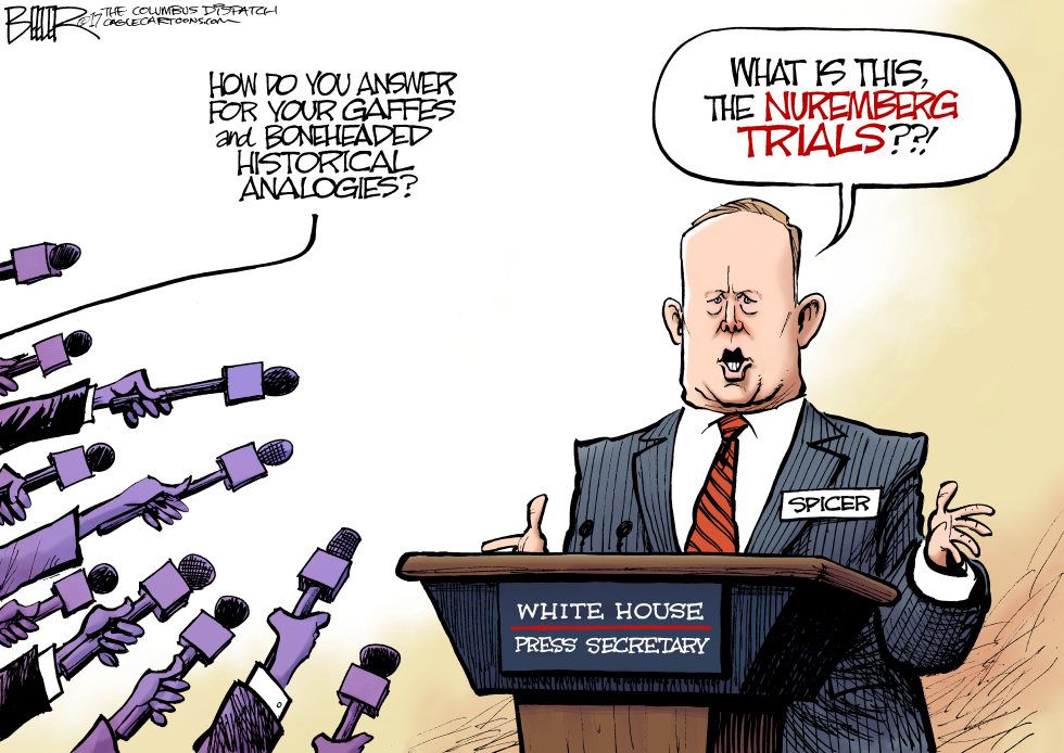  SPICY SPICER by Nate Beeler