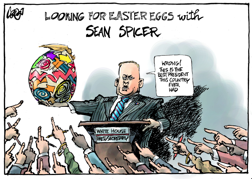 Sean Spicer and Easter