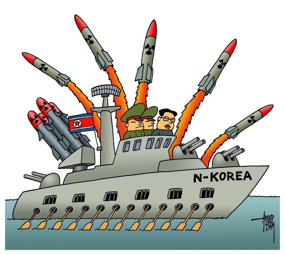 Korean Missiles Cartoons