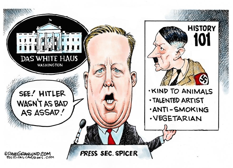 Spicer and Hitler Gaffe