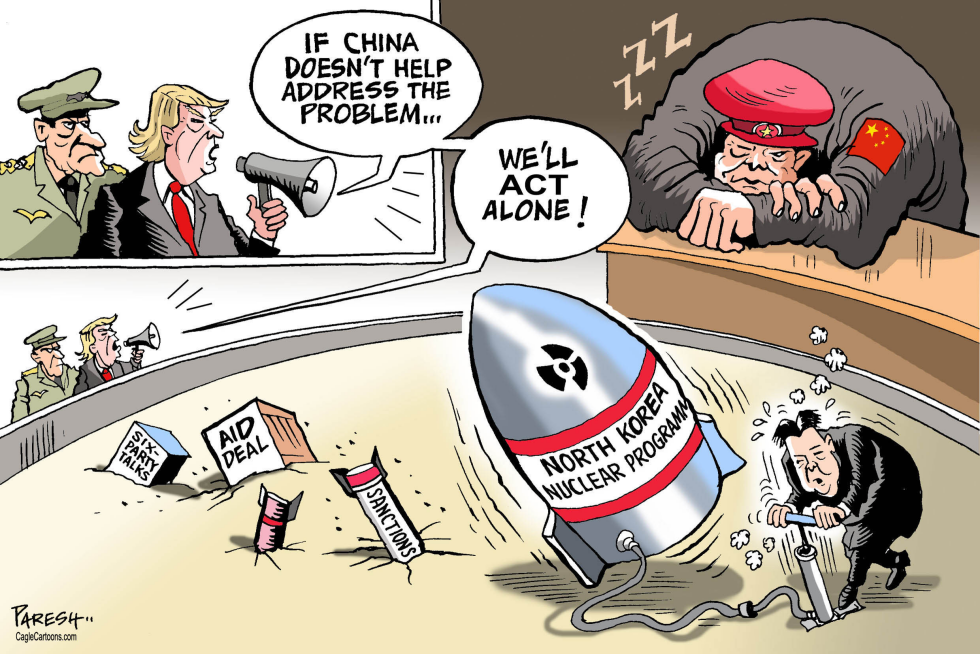  TRUMP AND NORTH KOREA by Paresh Nath