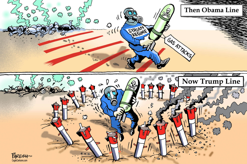 Trump and Obama on Syria